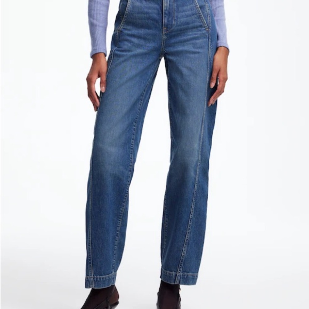 NWT Madewell Tapered Denim Trousers